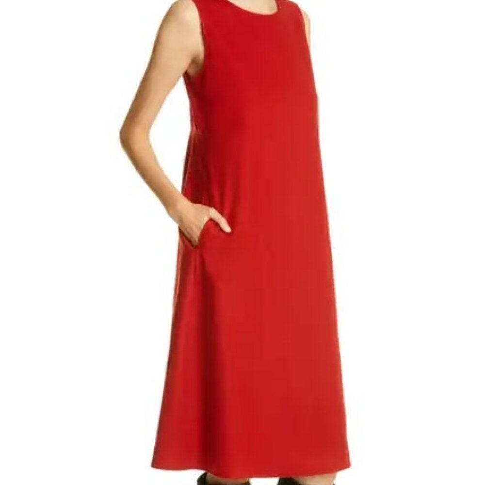Eileen Fisher Soft Wool Flannel Dress